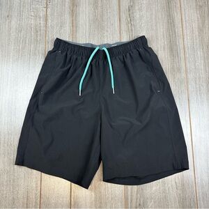 Free Fly Breeze Shorts Mens S Black 8” Inseam Athletic Comfort Stretch Black